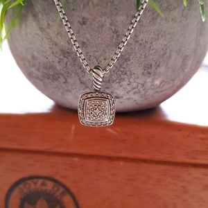 David Yurman Petite Albion Diamond Necklace